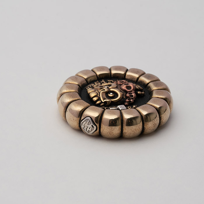 「無常カードプロテクター」真鍮版·ラッキーコイン·金属チップ·ゲーム用コイン /  51000円