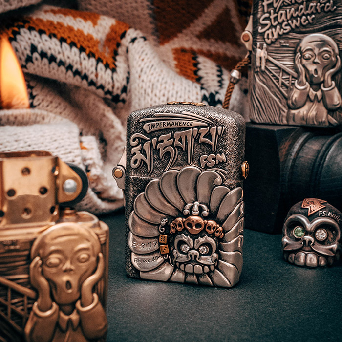 「無常」主題 打火機外殼／244000円 （已停產）