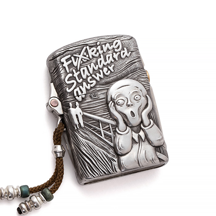 「吶喊」打火機外殼｜ 銀款｜108800円（付款後30天內發貨）