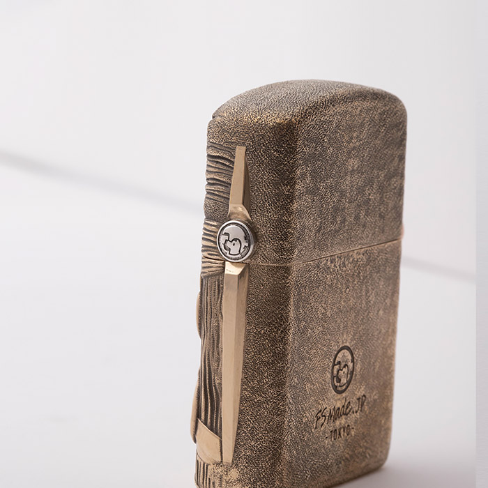 「吶喊」打火機外殼｜銅款｜38800円（付款後30天內發貨）