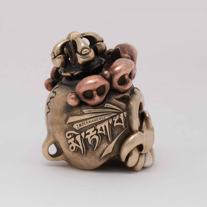 「無常」手把件｜ 銅版｜ 31800円