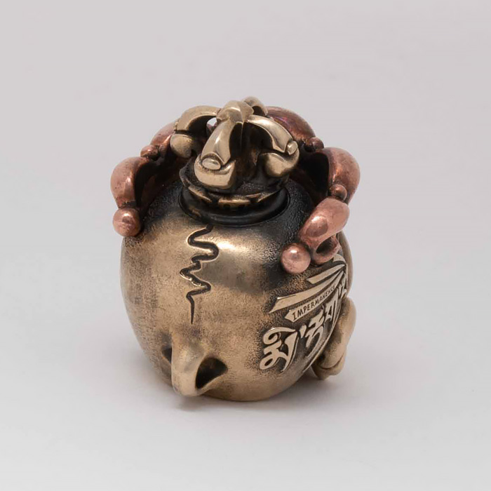 「無常」手把件｜ 銅版｜ 31800円