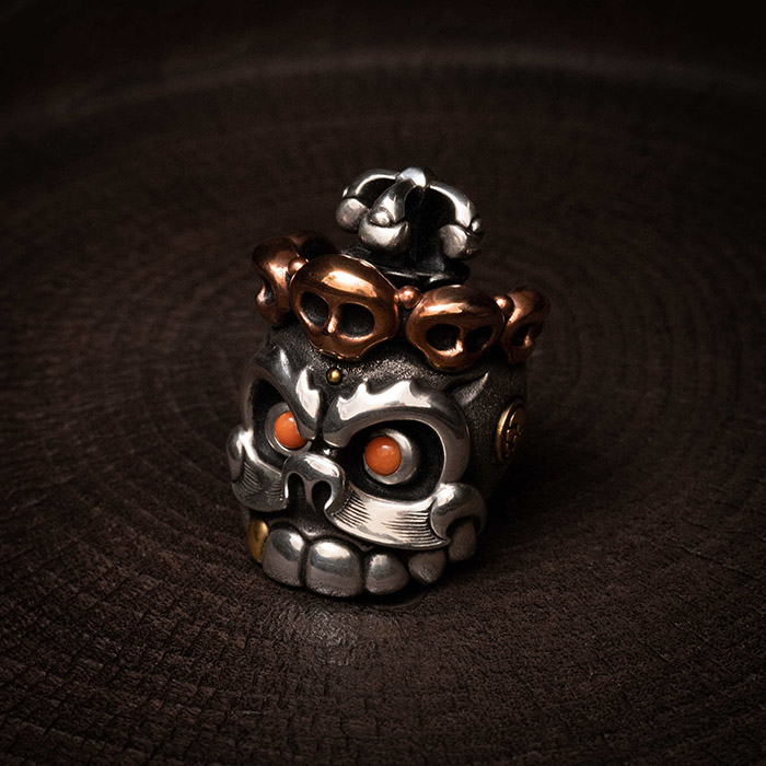 「無常」手把件｜ 銀金版｜ 169000円